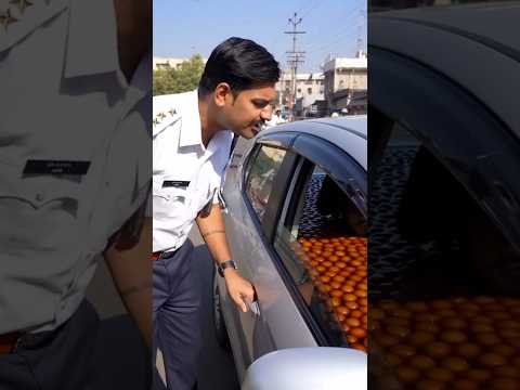Police vs Gulabjamun #funny #shorts #food #foodie #foodlover  #viral