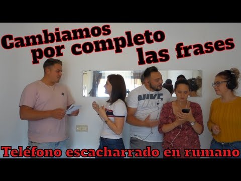 🙈EL TELÉFONO ESCACHARRADO EN RUMANO🙈❗❗Qué complicado❗❗