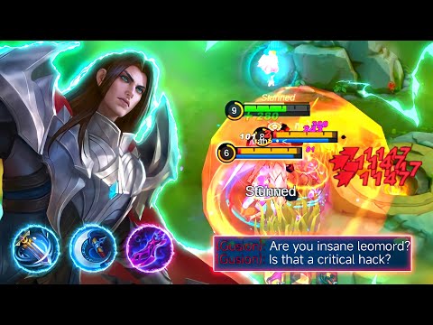 100% CRITICAL DAMAGE BUILD HACK REVAMPED LEOMORD WITH CRITICAL BUILD IS INSANE | BUILD & TALENT MLBB