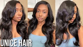 IMPRESSIVE🔥😍| NEW DRAWSTRING UPGRADE | 100% GLUELESS PRE-EVERYTHING WIG INSTALL | Ft. UNICE HAIR