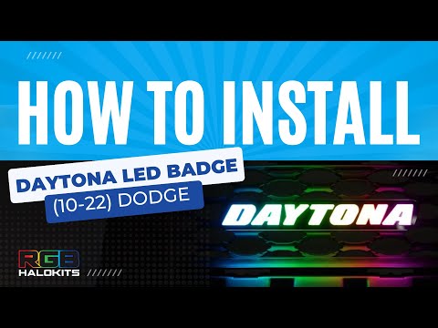 Dodge Daytona LED Badge Multicolor