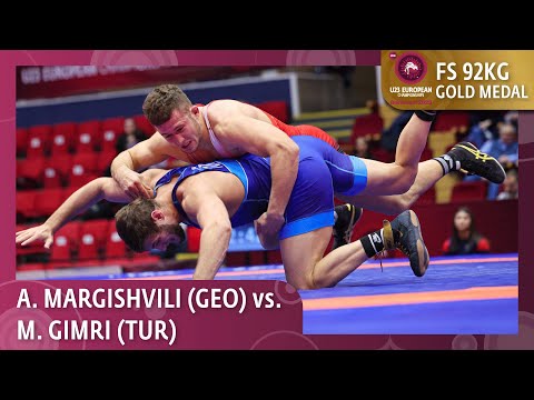 Gold Medal • FS 92Kg • Andro MARGISHVILI (GEO) vs. Muhammed GIMRI (TUR)