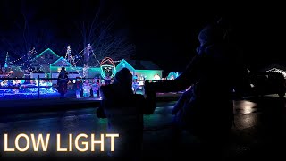 DJI Osmo Pocket 3 Holiday Light Show Walk at Night