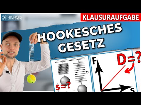 Hooke's law of a spring (exercises)