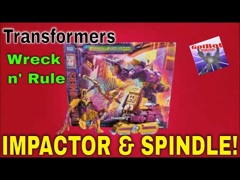 Transformers Wreck N' Rule Spindle and Impactor - GotBot True Review NUMBER 1012