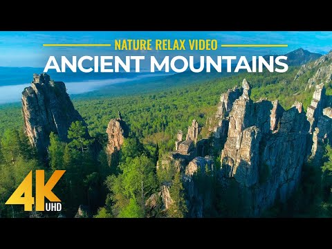 The Stone Belt of Ancient Mountains - South Urals Nature during 4 Seasons - 4K Nature Relax