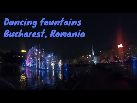 ⛲ Dancing Fountains on Romanian Rhapsody music - [Amazing water, lights and music show]
