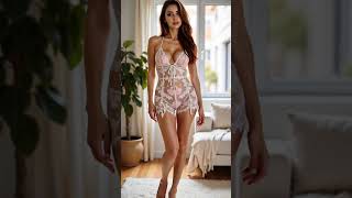 Download lagu [4K] HOT AI LINGERIE MODEL KANDEE SHOWING HER.. #glamour #photoshoot #australia mp3