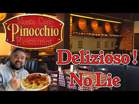 Das Pinocchio Restaurant in Burbank, Kalifornien, ist köstlich! Das ist keine Lüge