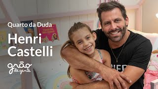 HENRI CASTELLI SURPREENDE A FILHA COM QUARTO INFANTIL ARCO-ÍRIS | GRÃO DE GENTE