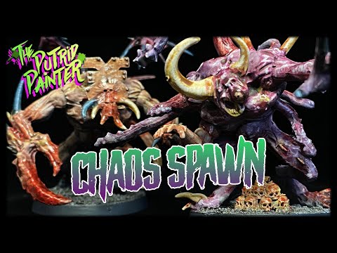 How to paint Chaos Spawn