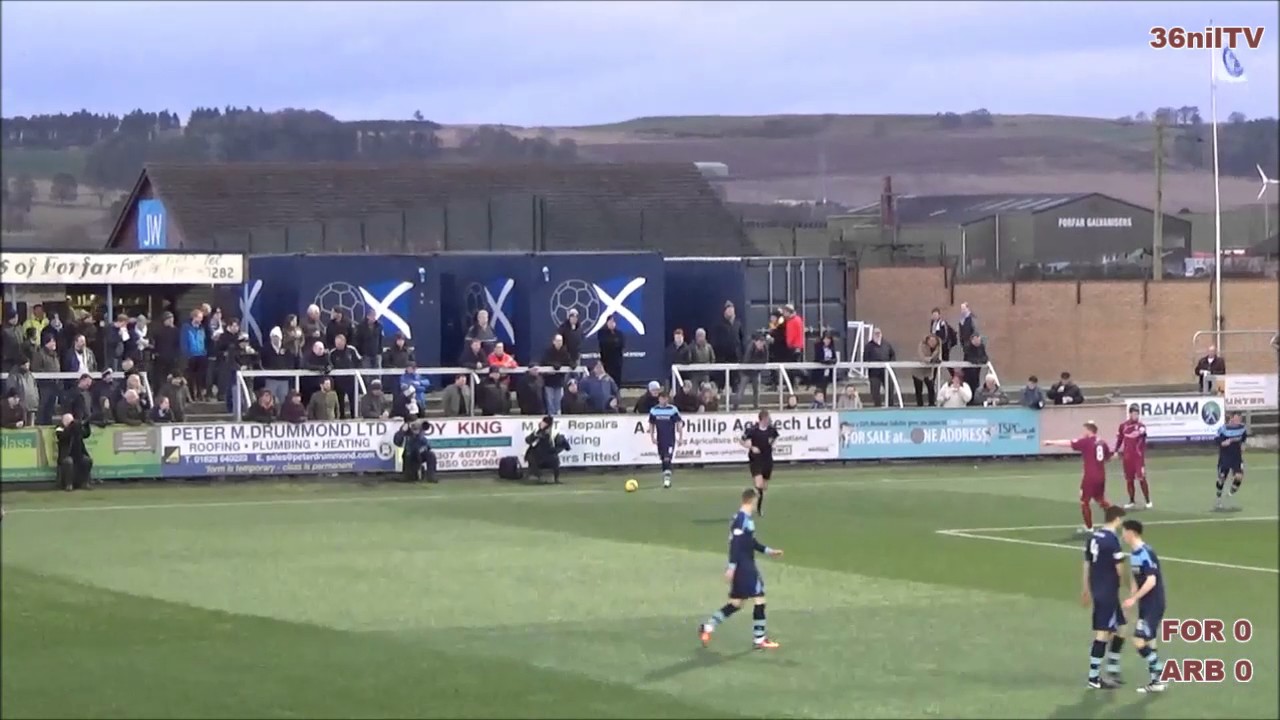 Resumo do Forfar 0 vs Arbroath 1 2016/2017