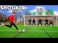 I Took 100 Shots Vs 5 PRO Keepers Scored