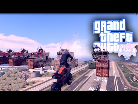 OVO JE PREJAKO - GTA V ONLINE WATER VS BIKERS BASKET