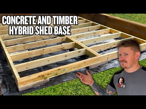 How i Made a Timber Shed Base as Strong as Concrete!