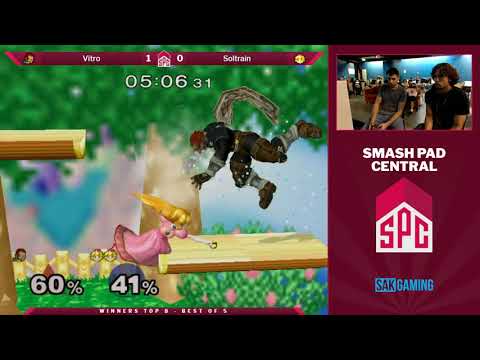 SPC 110 Winners Top 8 - Vitro (Ganondorf/Marth/Fox) vs Soltrain (Peach)