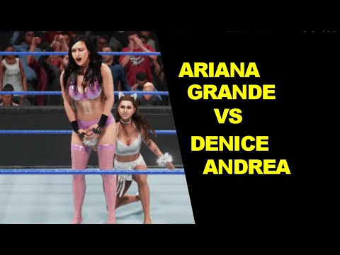 WWE 2K19 Ariana Grande vs Denice Andrea - Extreme Rules