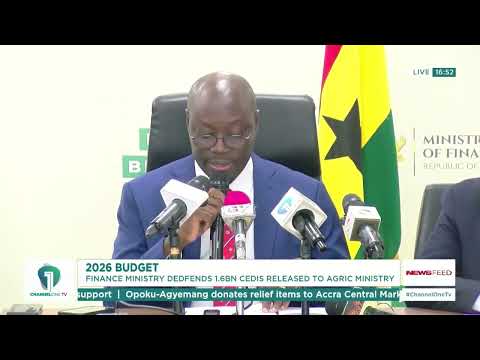 Finance Ministry Responds to Concerns Over Food and Agriculture Funding