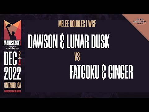 Dawson / Lunar Dusk vs FatGoku / Ginger - Melee Doubles Pools Winners Semi-Final  - Mainstage 2022