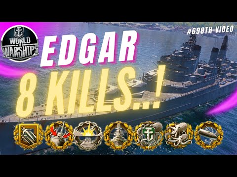 The Unstoppable EDGAR: Dominate the Battles with Cruiser EDGAR World of Warships #gaming