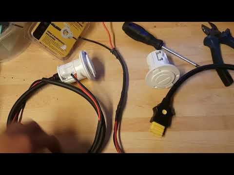 Cannon electric downrigger connectors