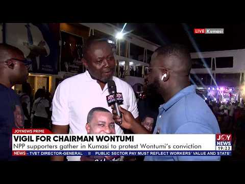 Vigil for Chairman Wontumi: NPP supporters gather in Kumasi to protest Wontumi's conviction