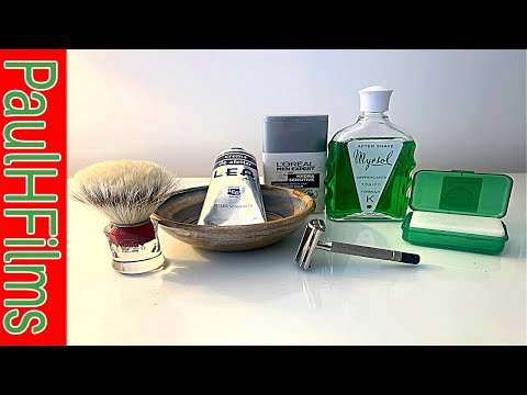 Gillette Black Tip Razor | LEA Classic Shaving Cream