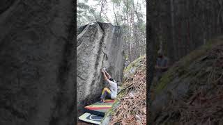 Video thumbnail: Kanguru City, 7b+. Fontainebleau