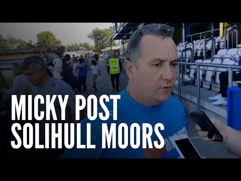 Post-match | Micky Mellon (Solihull Moors)