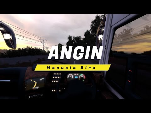 ANGIN | MANUSIA BIRU | (LIRIK) | VIEW DALAM BUS #lyrics