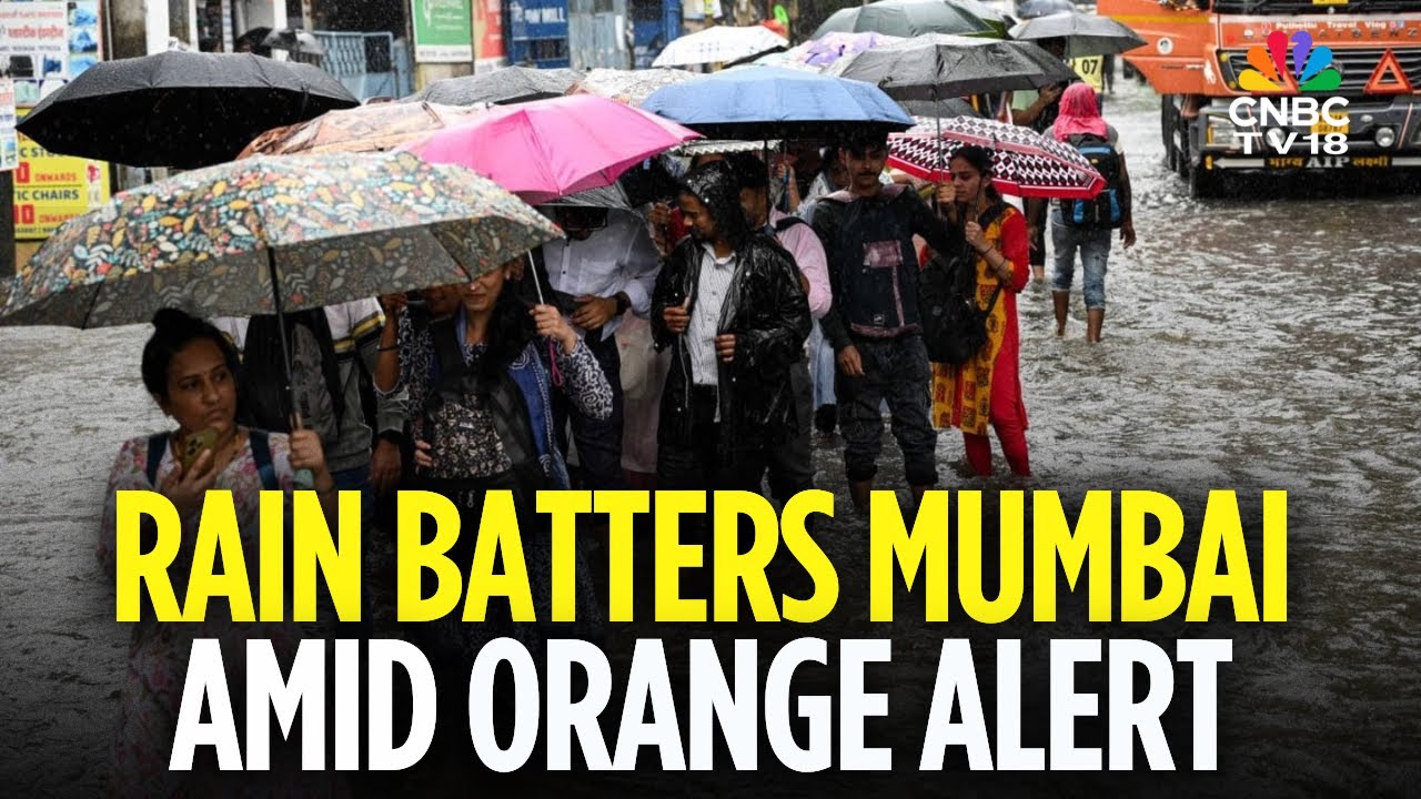 Heavy Rainfall Batters Mumbai, IMD Issues Orange Alert | Mumbai Rain News | N18V