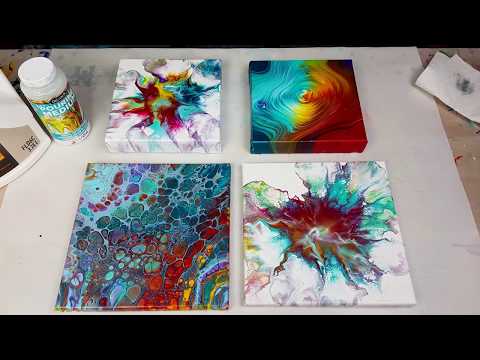 NEW Acrylic Pouring RECIPE😲 DecoArt Pouring Medium - Did it work Better this Time??? Fluid Painting