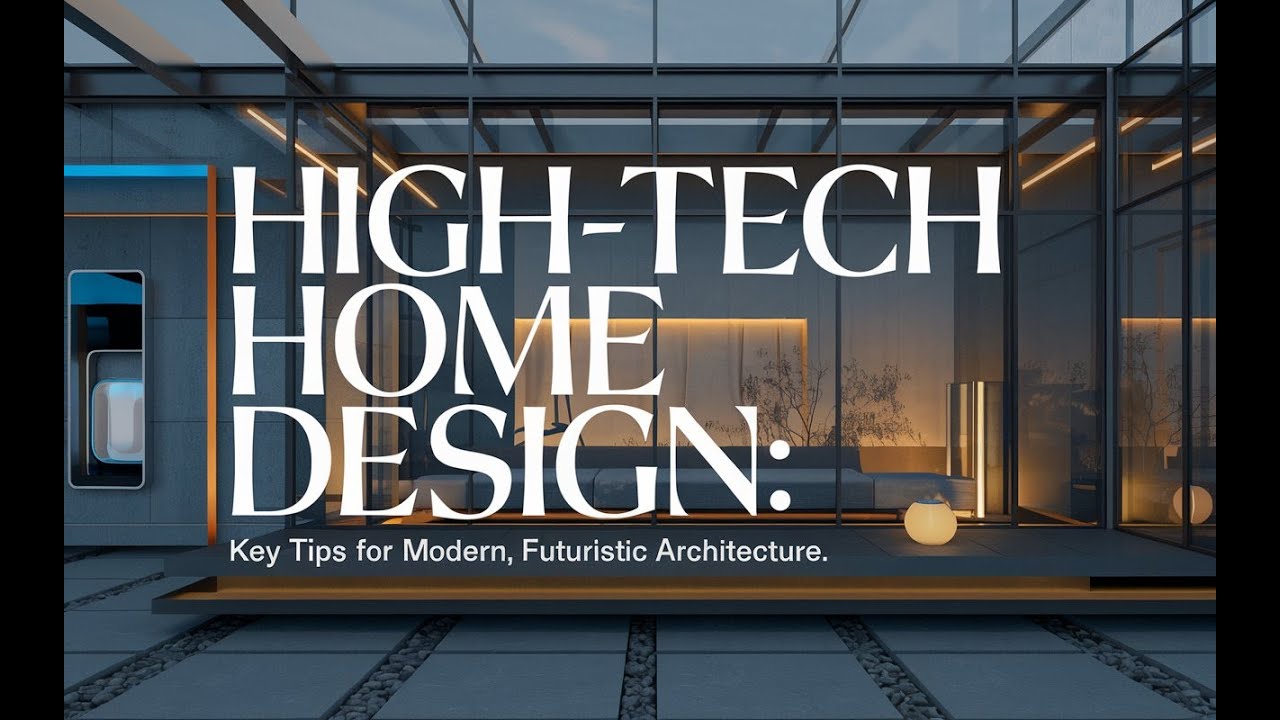 High Tech Home Design Key Tips for Modern, Futuristic Architecture