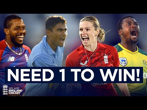Cricket’s Most DRAMATIC Finishes 😱
