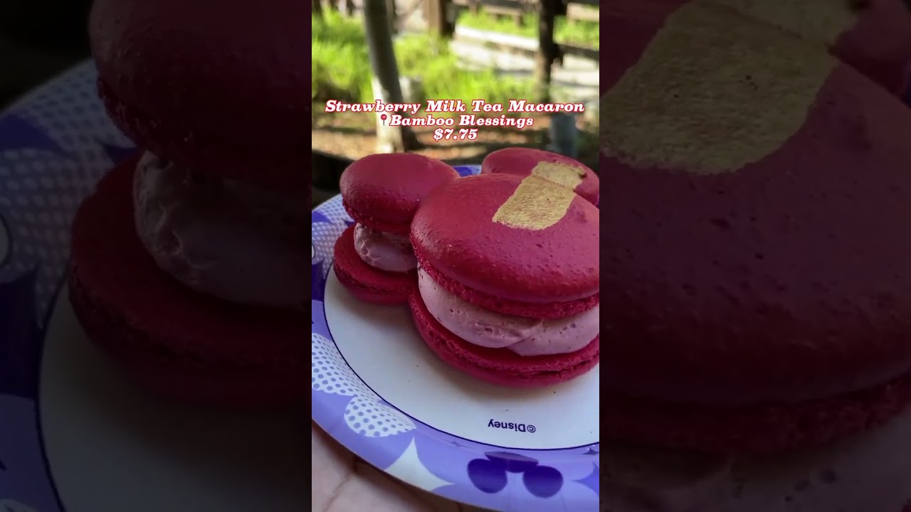 Strawberry Milk Tea Macaron at Lunar New Year Celebration