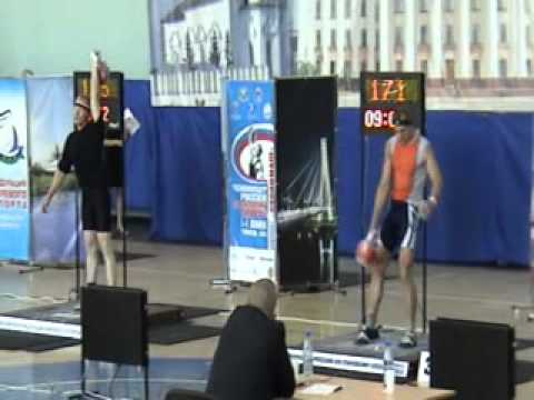 Russian Kettlebells championship 2011un 85 kg snatch .avi