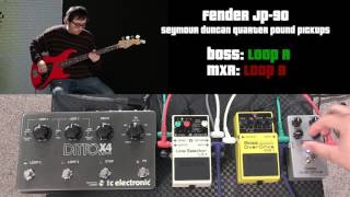 Video thumbnail for Boss ODB-3 vs. MXR Bass Overdrive by The Bass Channel