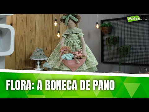 Flora: a boneca de pano que conquista corações