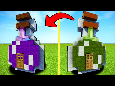 ZEHİR IKSİR EVi VS KUVVET İKSİRİ EVİ - EV VS EV - Minecraft