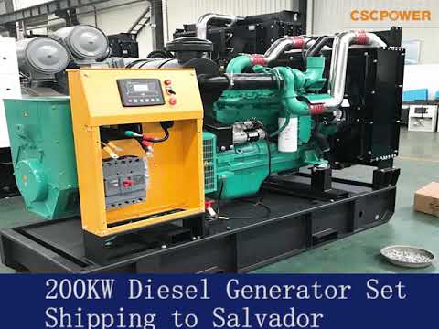 200KW Diesel Generator Set Shipping to Salvador