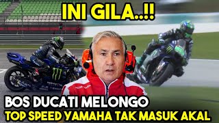 Download lagu BIKIN MELONGO! Top Speed YZR-M1 Quartararo Bikin Bos Ducati Tak Percaya mp3