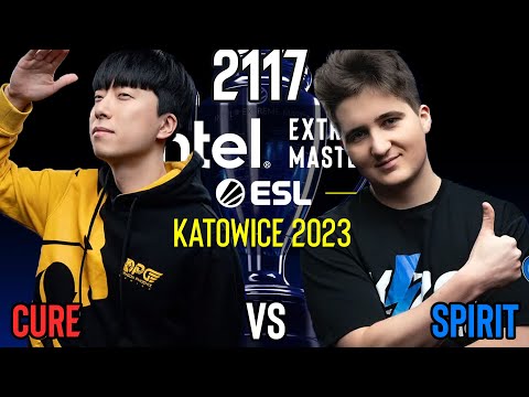 HIN UND HER - 🇰🇷 Cure (T) vs  🇵🇱 Spirit (T) - IEM Katowice 2023 - StarCraft 2 - Cast 2117