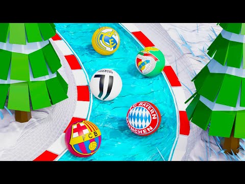 Football Clubs Marble Race - UEFA Champions League 2021-2022