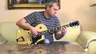 Austin Hollow Body Jazz Guitar Tunomatic vs. Rosewood Bridge