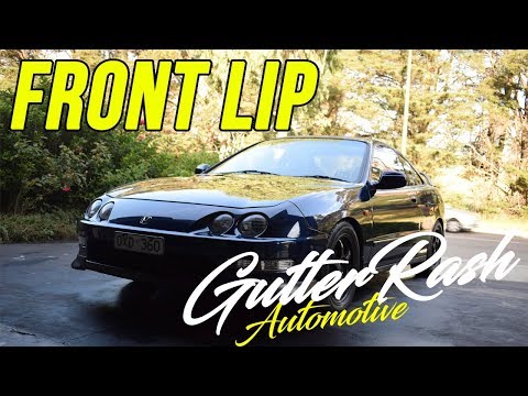 FRONT LIP INSTALL // HONDA INTEGRA
