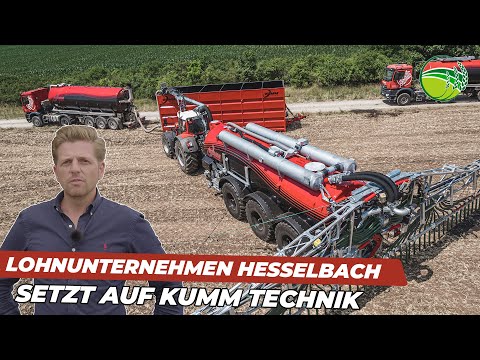 Lohnunternehmen HESSELBACH setzt auf Profi-Gülletechnik von KUMM Technik