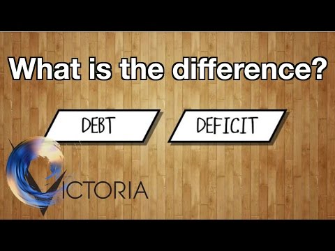 Debt and deficit: What is the difference? - Victoria Derbyshire