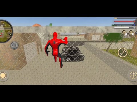 Spider Vegas Crime Simulator | Spiderman Steal Army Tank - Live Streaming