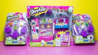 SHOPKINS SEASON 2 So Cool Fridge Playset & 5 Pack Unboxing