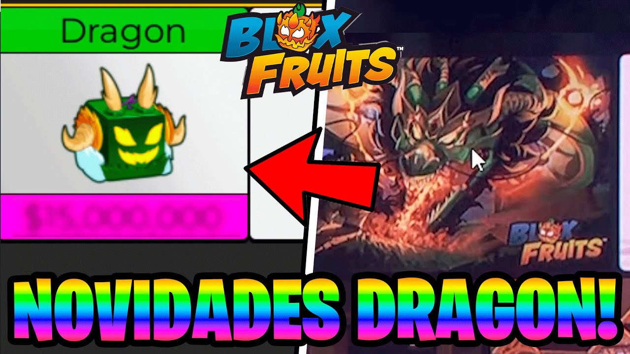 😲 SEM QUERER O BLOX FRUITS VAZOU MAIS DO QUE DEVERIA DA DRAGON REWORK NO BLOX FRUITS DO ROBLOX!